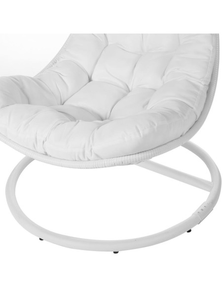 SILLA LÁGRIMA DIDO CON MÁSTIL BLANCO 104 X 104 X 192 CM 