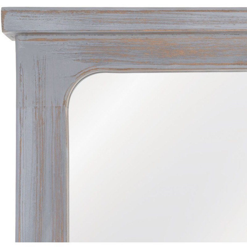 Grand miroir rectangulaire en paulownia gris 80x7x170 cm Manor Ixia - 3