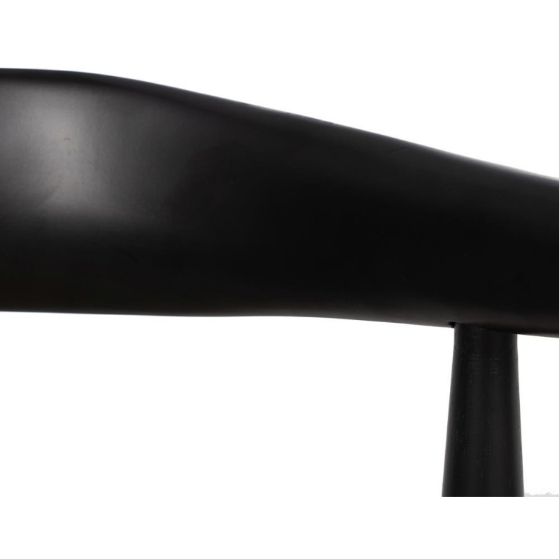 SILLA NEGRO MADERA / FIBRA SALÓN 53,50 X 47 X 77 CM 