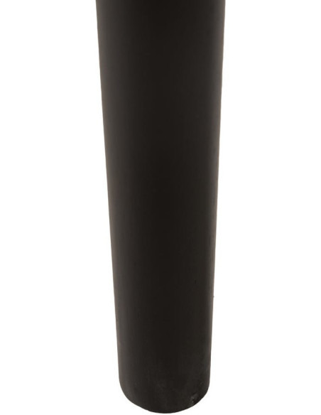 SILLA NEGRO MADERA / FIBRA SALÓN 53,50 X 47 X 77 CM 