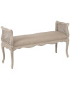BANQUETA BEIGE DM-MADERA SALÓN 137 X 45 X 74 CM 