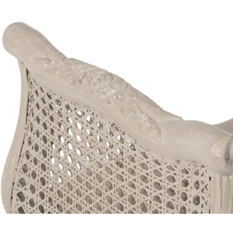 BANQUETA BEIGE DM-MADERA SALÓN 137 X 45 X 74 CM 