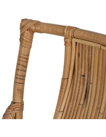 SILLÓN NATURAL RATÁN DECORACIÓN 54 X 65 X 96 CM 