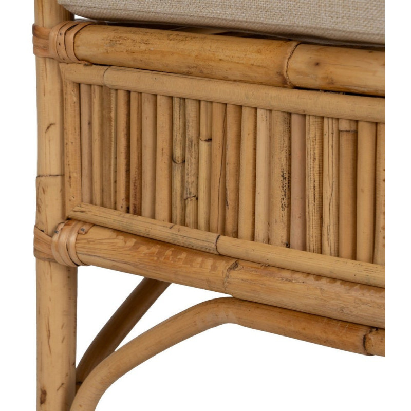 SILLÓN NATURAL RATÁN DECORACIÓN 54 X 65 X 96 CM 