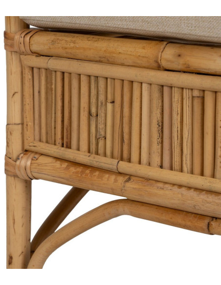 SILLÓN NATURAL RATÁN DECORACIÓN 54 X 65 X 96 CM 
