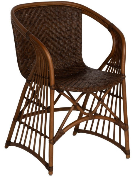 SILLÓN NATURAL RATÁN DECORACIÓN 57 X 59 X 84 CM 