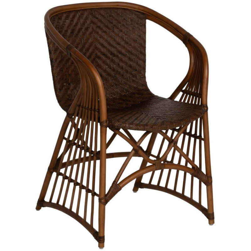 SILLÓN NATURAL RATÁN DECORACIÓN 57 X 59 X 84 CM 