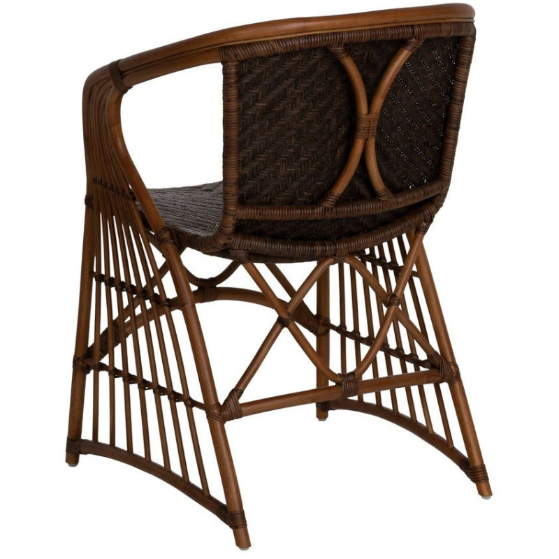 SILLÓN NATURAL RATÁN DECORACIÓN 57 X 59 X 84 CM 