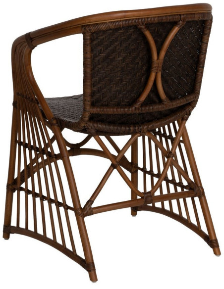 SILLÓN NATURAL RATÁN DECORACIÓN 57 X 59 X 84 CM 
