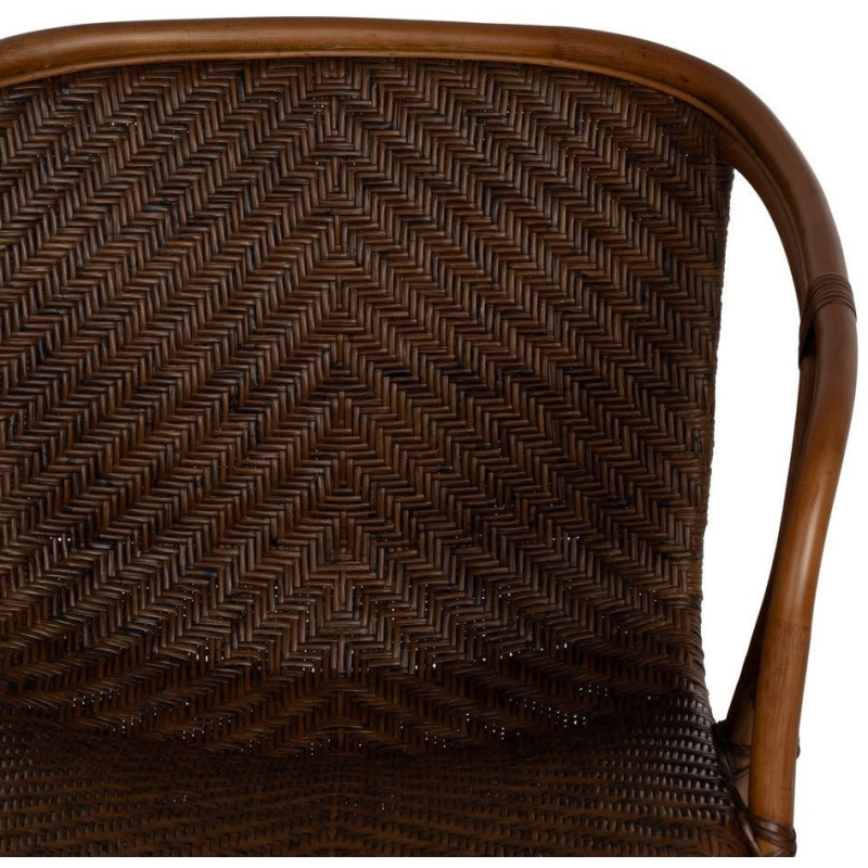 SILLÓN NATURAL RATÁN DECORACIÓN 57 X 59 X 84 CM 