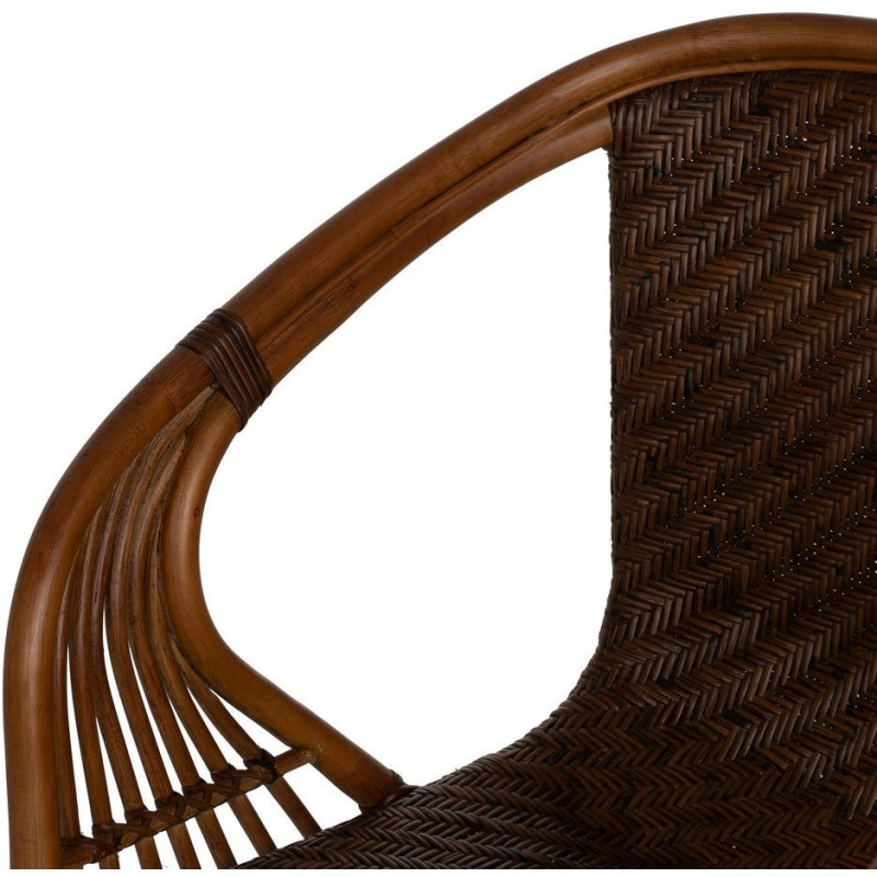 SILLÓN NATURAL RATÁN DECORACIÓN 57 X 59 X 84 CM 