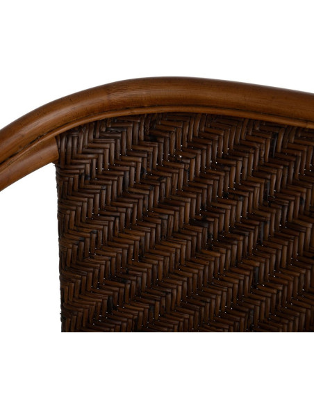 SILLÓN NATURAL RATÁN DECORACIÓN 57 X 59 X 84 CM 