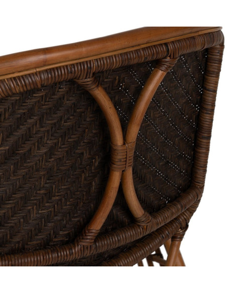 SILLÓN NATURAL RATÁN DECORACIÓN 57 X 59 X 84 CM 