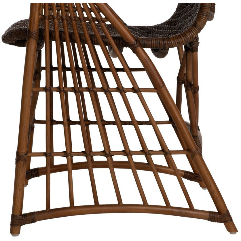 SILLÓN NATURAL RATÁN DECORACIÓN 57 X 59 X 84 CM 