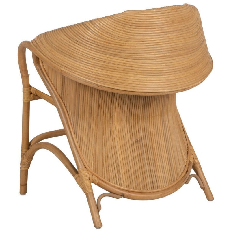 SILLÓN NATURAL RATÁN DECORACIÓN 65 X 63 X 78 CM 