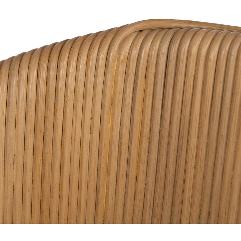 SILLÓN NATURAL RATÁN DECORACIÓN 65 X 63 X 78 CM 