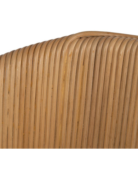 SILLÓN NATURAL RATÁN DECORACIÓN 65 X 63 X 78 CM 