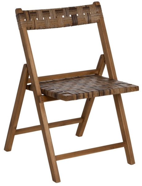 SILLA PLEGABLE NATURAL MADERA CONTRACT 51 X 60 X 80,50 CM
