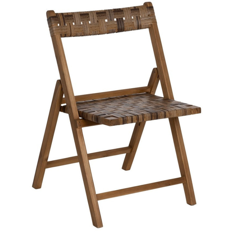 SILLA PLEGABLE NATURAL MADERA CONTRACT 51 X 60 X 80,50 CM 