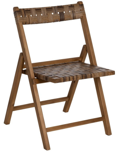 SILLA PLEGABLE NATURAL MADERA CONTRACT 51 X 60 X 80,50 CM 