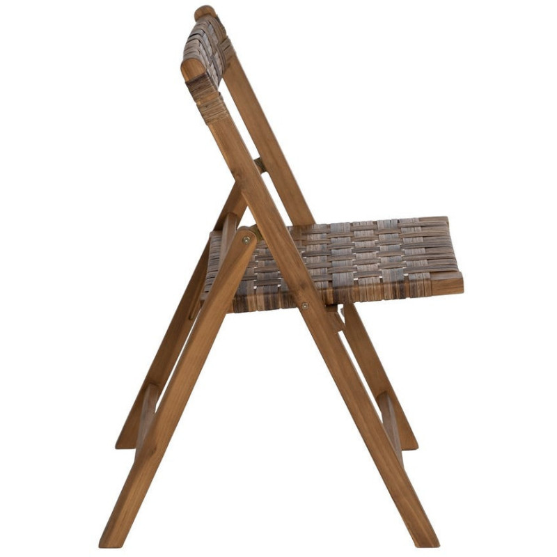 SILLA PLEGABLE NATURAL MADERA CONTRACT 51 X 60 X 80,50 CM 