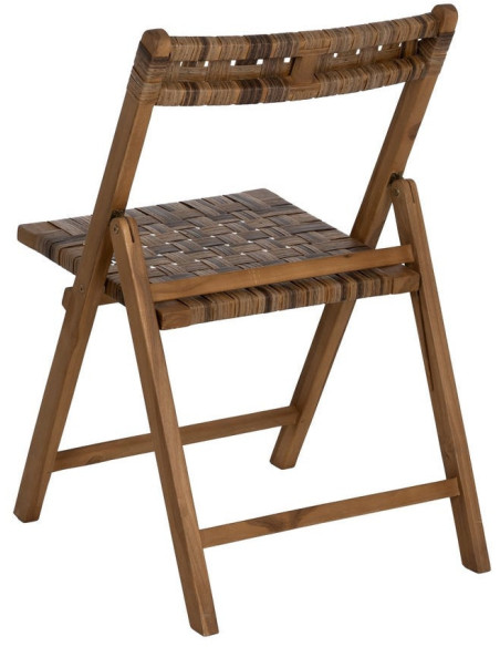 SILLA PLEGABLE NATURAL MADERA CONTRACT 51 X 60 X 80,50 CM 