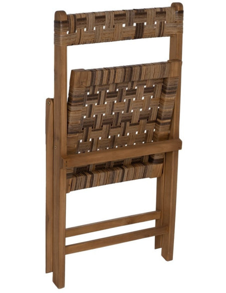 SILLA PLEGABLE NATURAL MADERA CONTRACT 51 X 60 X 80,50 CM 