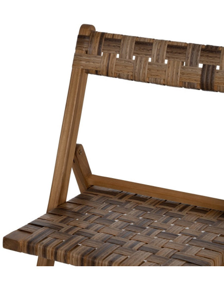 SILLA PLEGABLE NATURAL MADERA CONTRACT 51 X 60 X 80,50 CM 