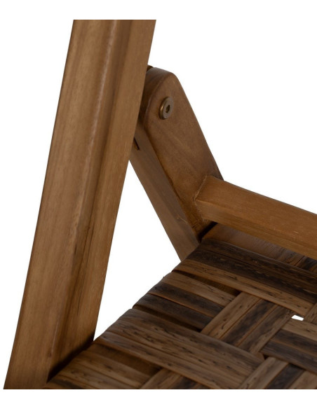 SILLA PLEGABLE NATURAL MADERA CONTRACT 51 X 60 X 80,50 CM 