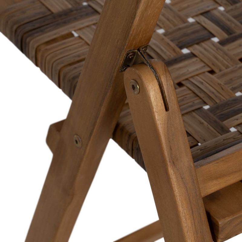 SILLA PLEGABLE NATURAL MADERA CONTRACT 51 X 60 X 80,50 CM 
