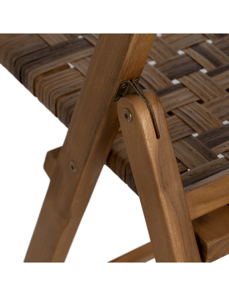 SILLA PLEGABLE NATURAL MADERA CONTRACT 51 X 60 X 80,50 CM 