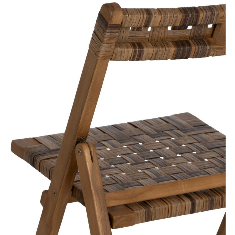 SILLA PLEGABLE NATURAL MADERA CONTRACT 51 X 60 X 80,50 CM 