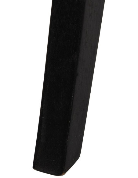 SILLA NATURAL-NEGRO MADERA 56 X 62 X 76,50 CM 