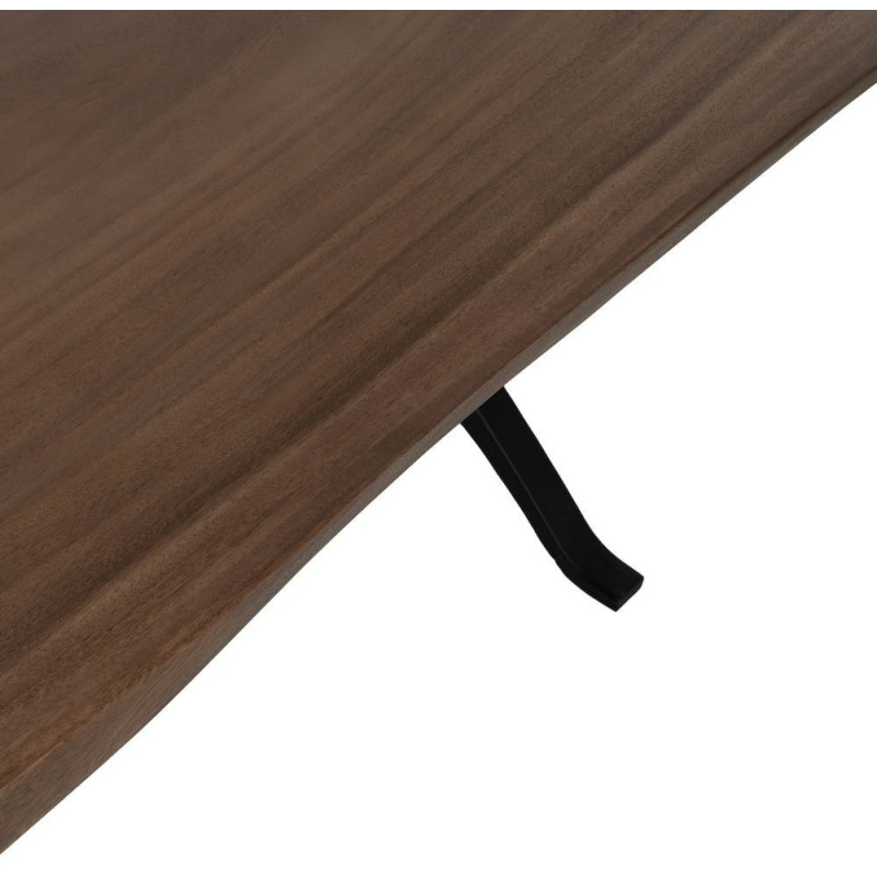 MESA COMEDOR MADERA-METAL SALÓN 300 X 90 X 77 CM 