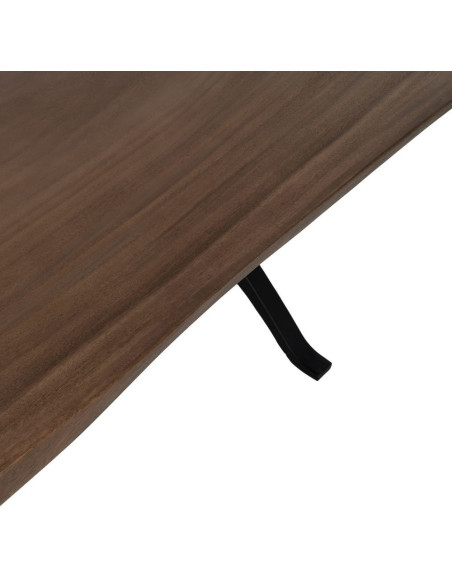 MESA COMEDOR MADERA-METAL SALÓN 300 X 90 X 77 CM 