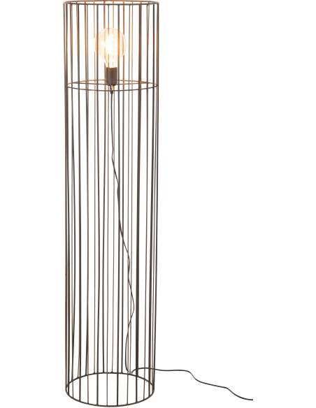 Lampe à poser au sol Irold en Métal Noir - 1