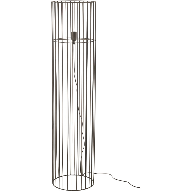 Lampe à poser au sol Irold en Métal Noir - 2