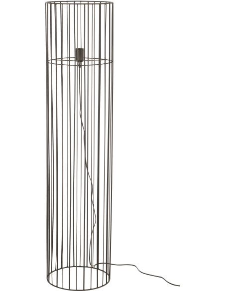 Lampe à poser au sol Irold en Métal Noir - 2