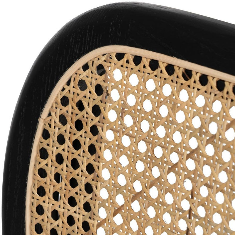 SILLA NEGRO MADERA DE OLMO CONTRACT 45 X 41 X 88 CM 