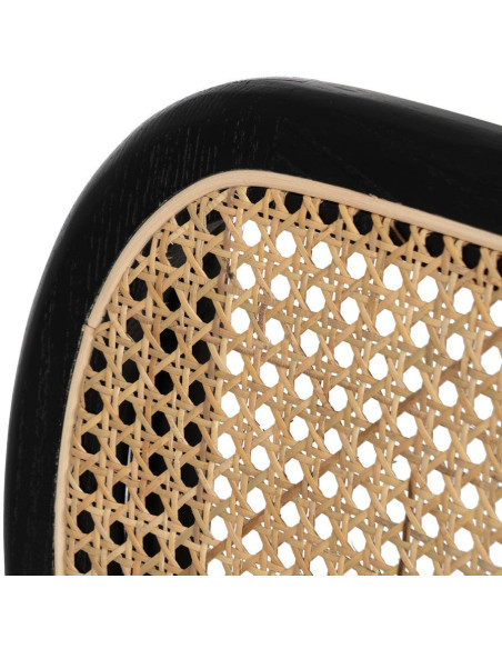 SILLA NEGRO MADERA DE OLMO CONTRACT 45 X 41 X 88 CM 
