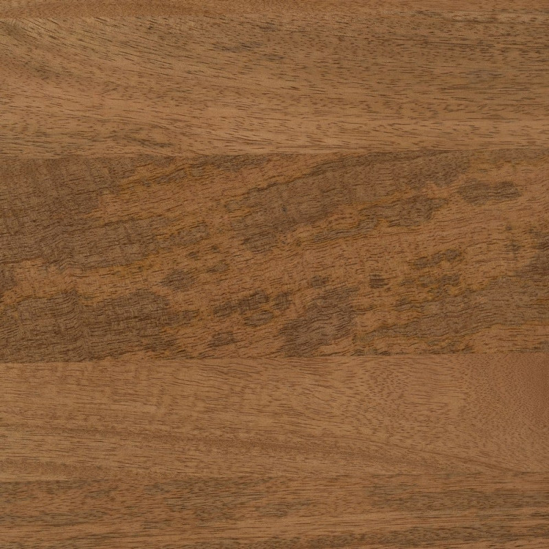 Grand Buffet mid-century moderne Bas 4 portes 170 cm Bois de manguier Naturel Métal Noir Mahon 