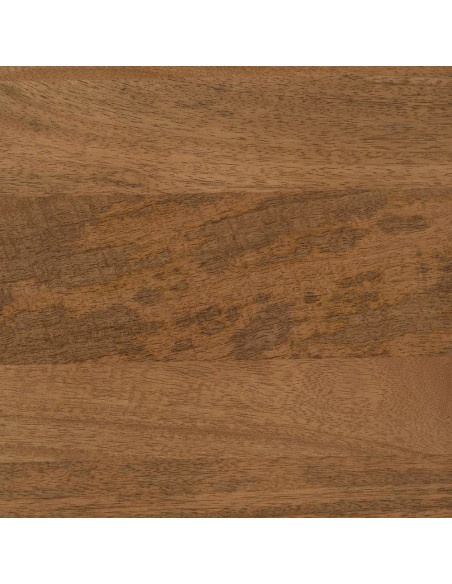 Grand Buffet mid-century moderne Bas 4 portes 170 cm Bois de manguier Naturel Métal Noir Mahon 