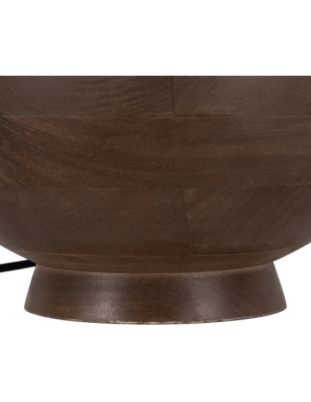 BASE LÁMPARA MESA MARRÓN MADERA DE MANGO 31 X 31 X 38 CM 