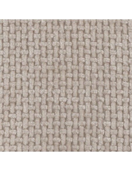 PUF BEIGE TEJIDO SALÓN 53 X 41 X 38 CM 