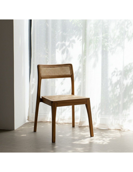 SILLA NATURAL MADERA CONTRACT 55 X 53 X 79,50 CM 