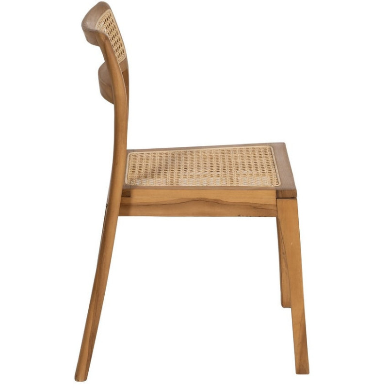 SILLA NATURAL MADERA CONTRACT 55 X 53 X 79,50 CM 