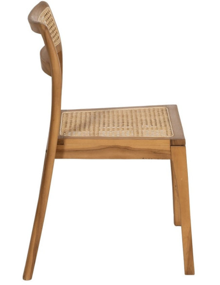 SILLA NATURAL MADERA CONTRACT 55 X 53 X 79,50 CM 