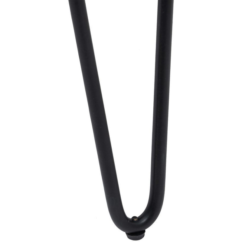 BANQUETA NEGRO-TAUPE TEJIDO-METAL 120 X 41,50 X 48 CM 
