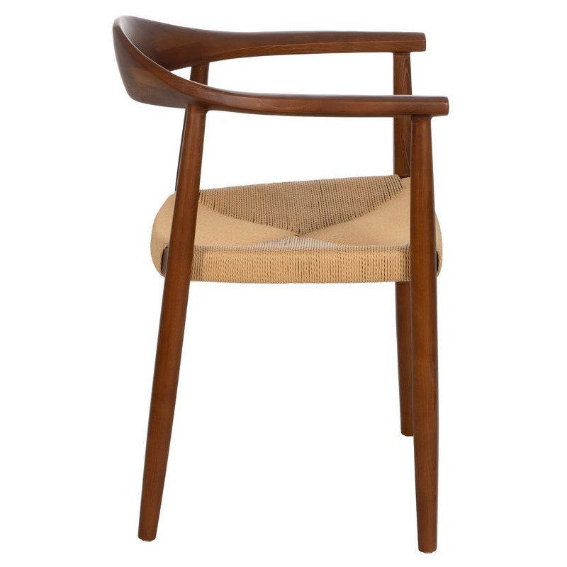 SILLA MARRÓN MADERA 63 X 44 X 77,50 CM 