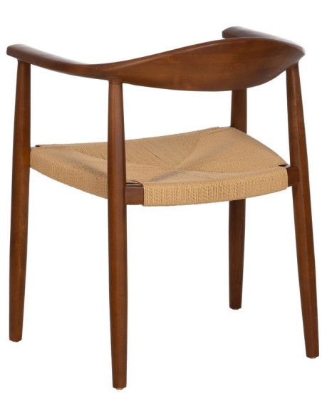 SILLA MARRÓN MADERA 63 X 44 X 77,50 CM 
